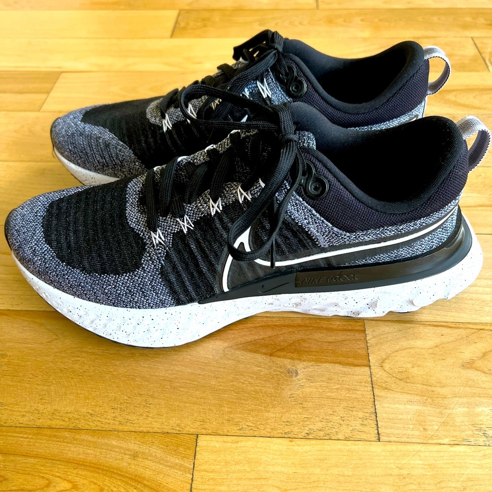 Nike React Infinity Flyknit 2 Running Men’s ct2357-101 Black Oreo US Size 11.5